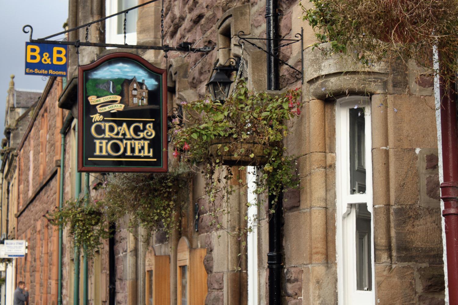 The Crags Hotel Callander Exterior foto